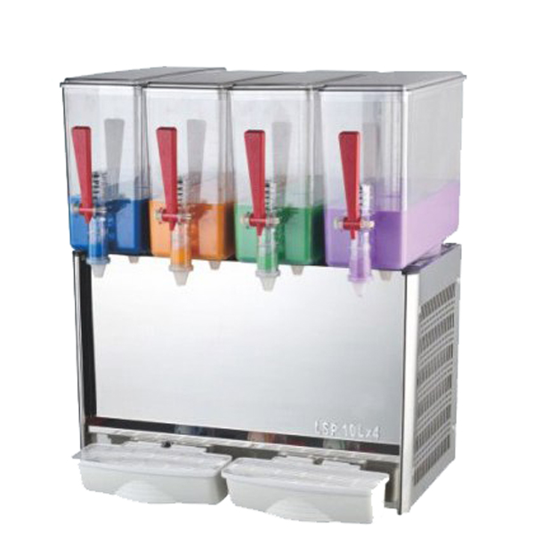 Countertop Commercial 4 Bowls Juice Dispenser