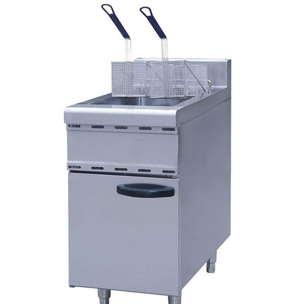 Extra Large Double Basket Gas Chips Deep Fryer