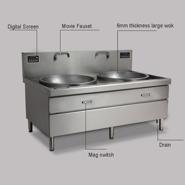 Commercial Double Burner Induction Hobs