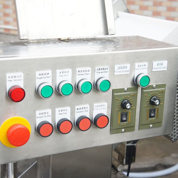 Ozone Disinfection Fruit Vegetable Washer Machine