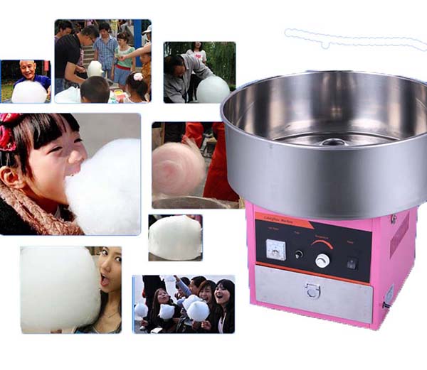 Pink Commercial Electric Cotton Sugar Candy Machine