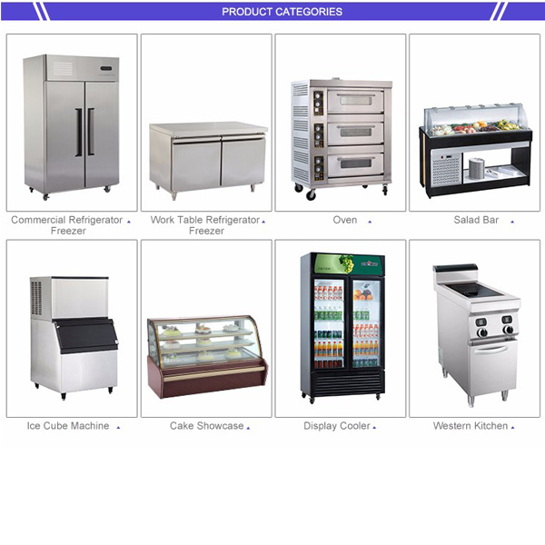 Stainless Steel Counter Refrigerator Freezer