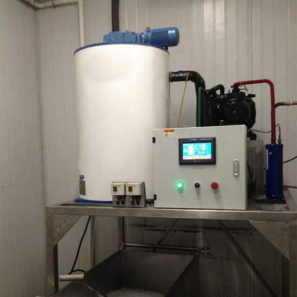Commercial Air-Cooled Flake Ice Maker Evaporator Machine