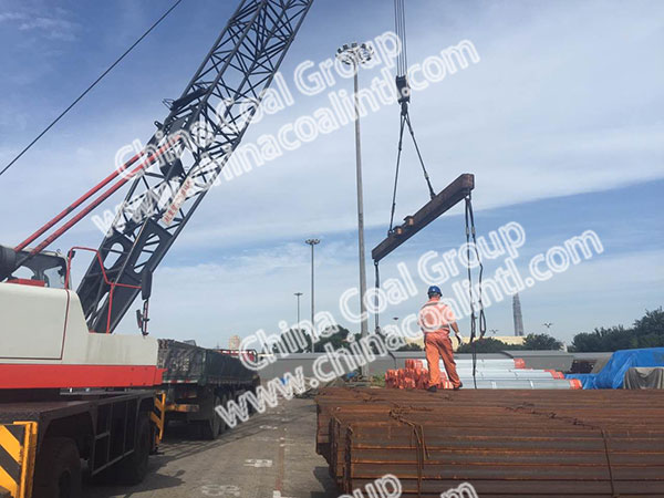 Our China Coal Group International Trading Company Exported 2000 Tons Mining Steels To Mexico By Tianjin Port