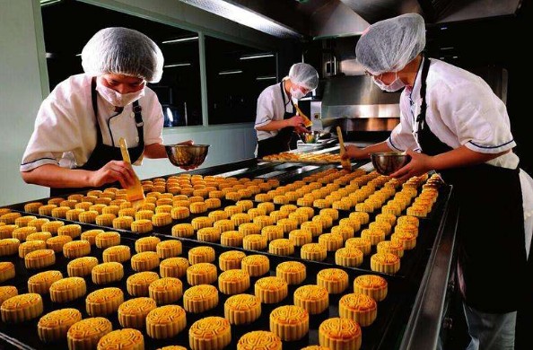 Eat Moon Cake, The Food Machine Industry Prepared For The Mid-Autumn Festival