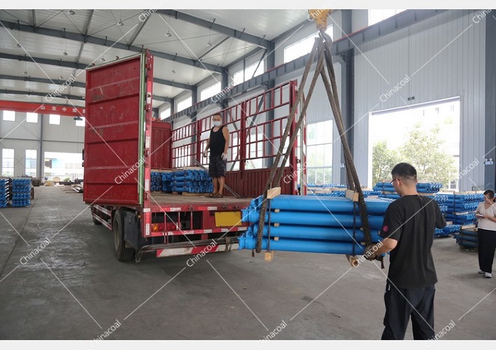 Shandong Weixin Group Sent A Batch Of Mining Single Hydraulic Props To Luliang, Shanxi