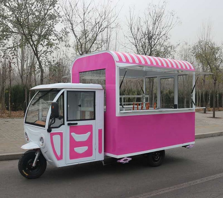 Shandong Weixin Send Mobile Food Cart To Chongqing